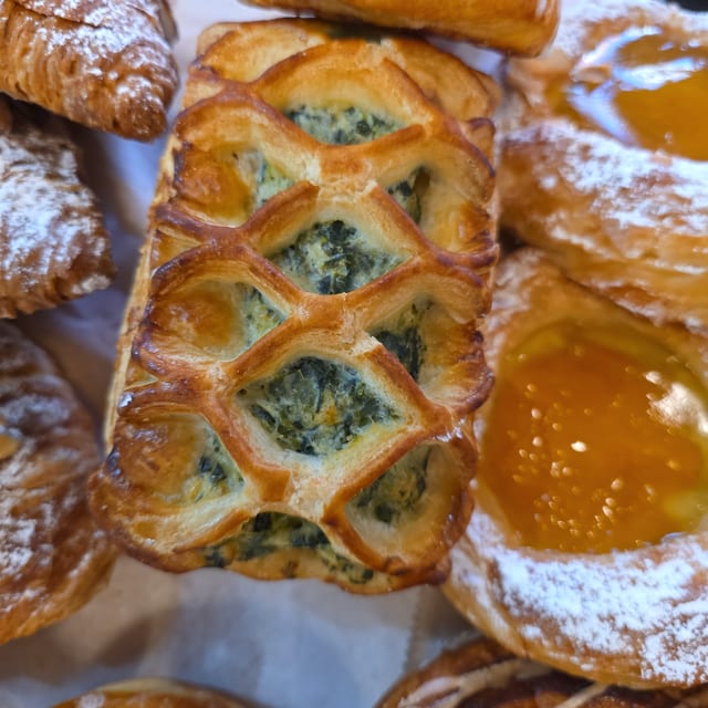 Spinach And Feta Puff.