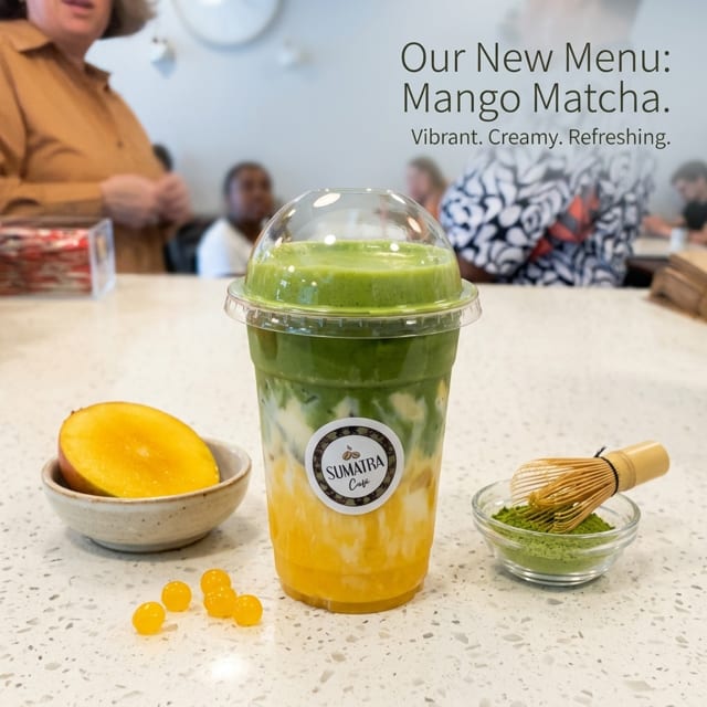 NEW!! Mango Matcha🥭.