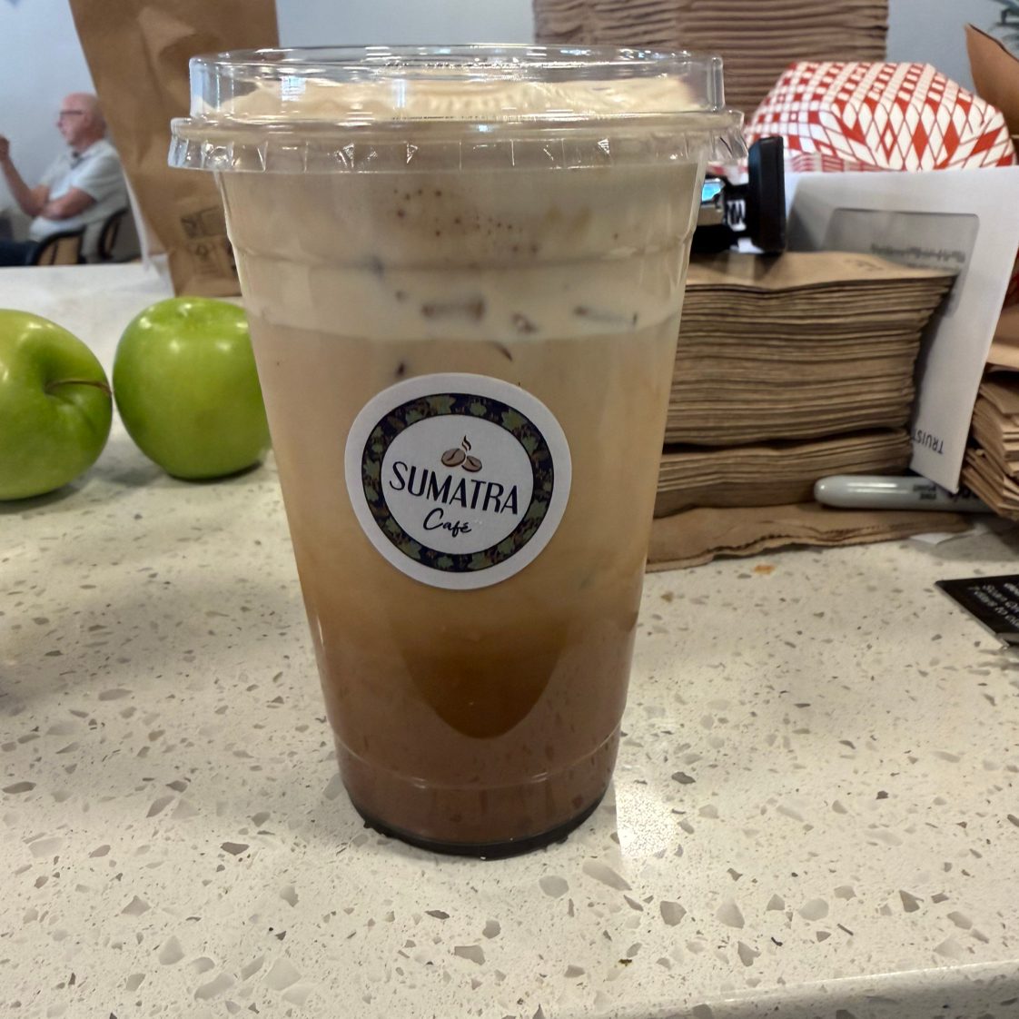 Salted Caramel Brown Sugar Cloud Latte.