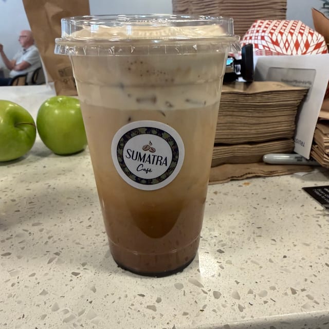 Salted Caramel Brown Sugar Cloud Latte.