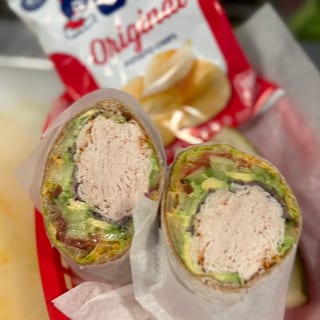 Turkey Hummus Wrap