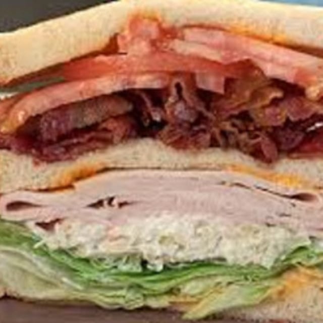 Turkey Club Sandwich.