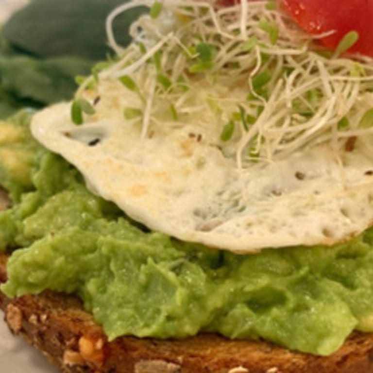 Savor our avocado toast