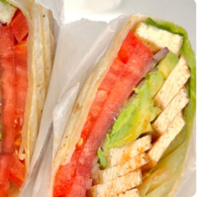 Vegan Tofu Wrap.