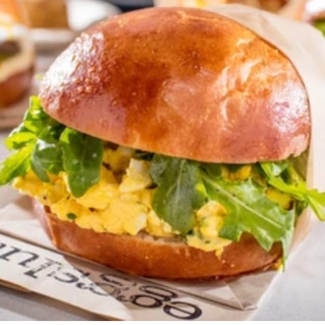 Egg & Arugula Sandwich.