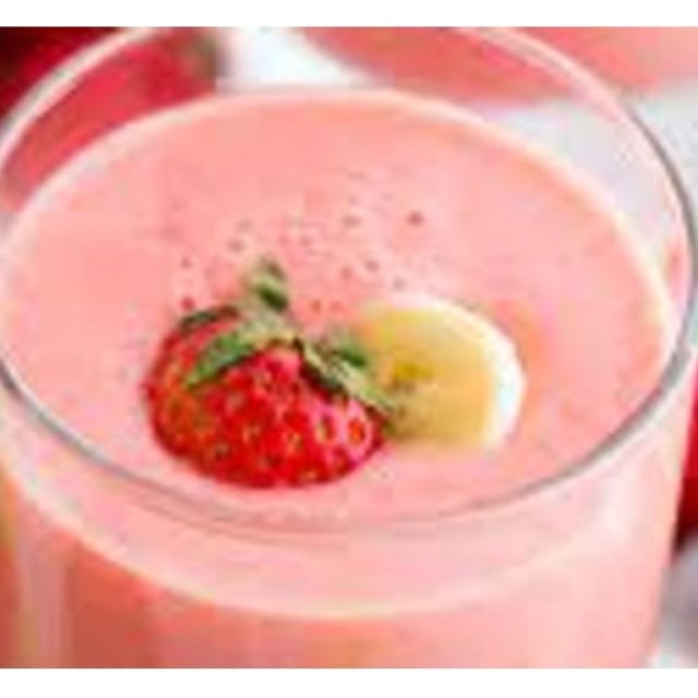 Strawberry Banana Smoothie.