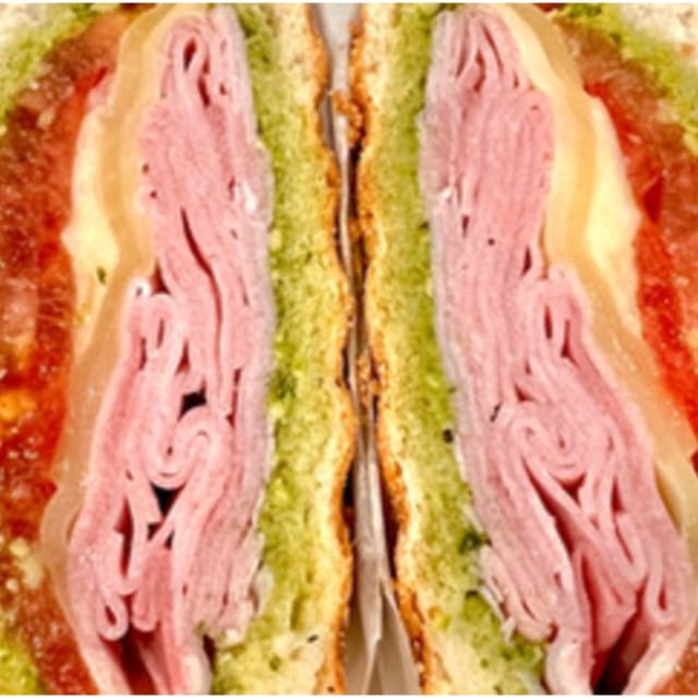 Ham, Tomato & Cheese Panini.
