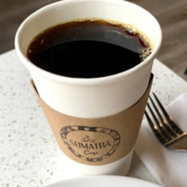 Freshly Brewed Coffee.