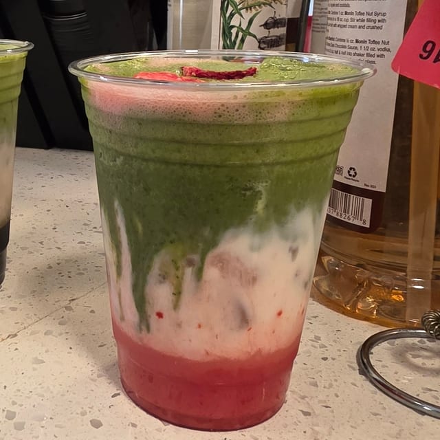 Strawberry Matcha (Iced Only).