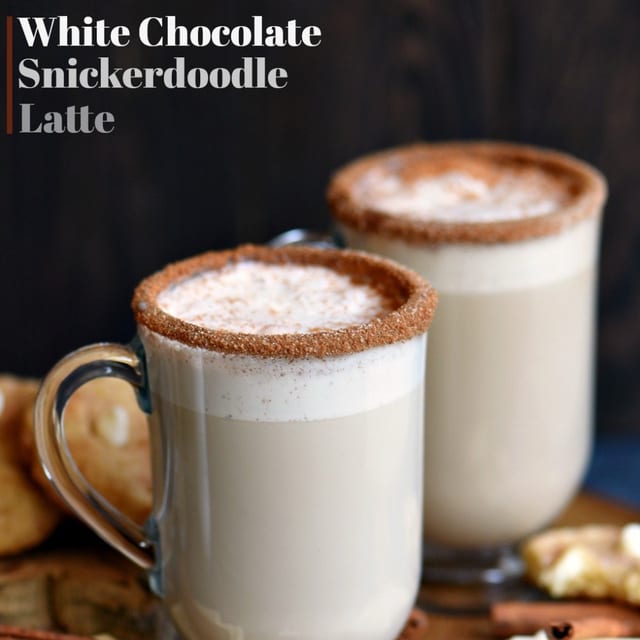 HOLIDAY DRINKS! SNICKERDOODLE Latte.